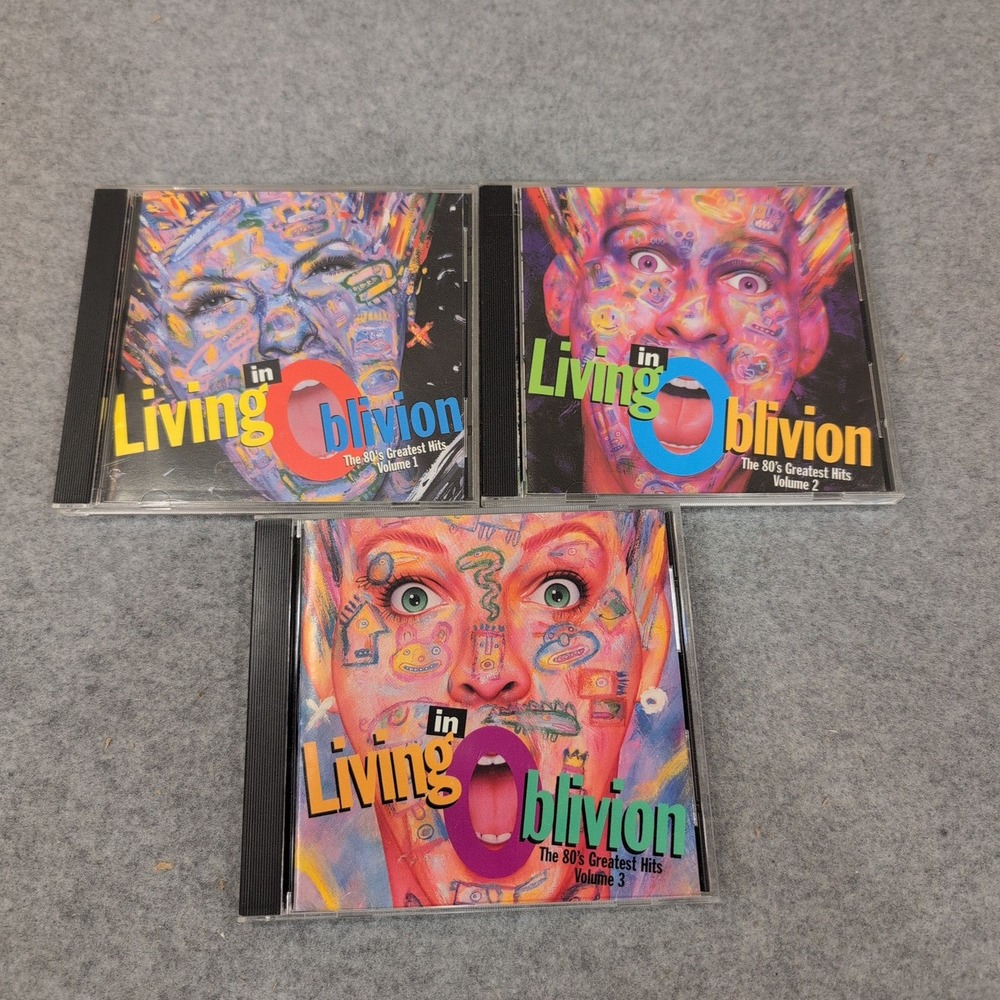 In Living Oblivion The 80s Greatest Hits Volumes 1 2 3 CD Collection EMI Set